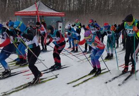 14 января 2024г.- соревнованиях по лыжным гонкам.